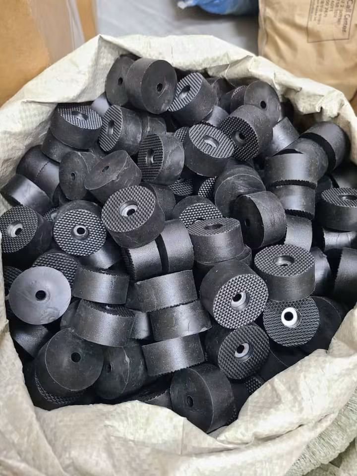 Heavy-Duty Anti-Vibration Rubber Speaker Feet