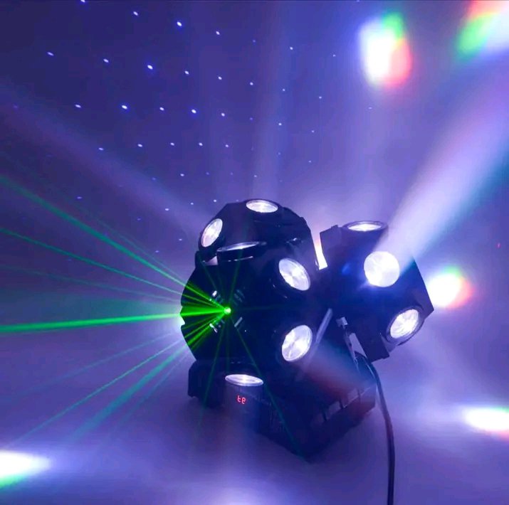 3-Head LED Football Moving Head Stage Light - Image 2