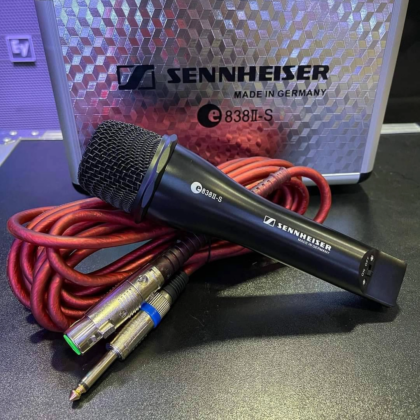 Sennheiser e 838 II-S Cardioid Dynamic Vocal Microphone
