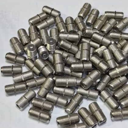 F-Type Female-to-Female Coaxial Barrel Connector (F-81 Coupler)