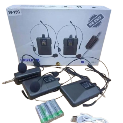 W-15C Headset (pair)Professional Universal Wireless Microphone System