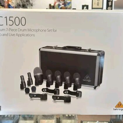 Behringer BC1500 Premium 7-Piece Drum Microphone Set for Studio and Live Applications