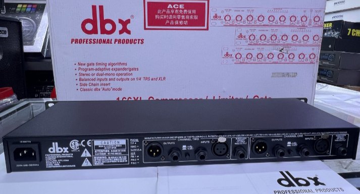 Dbx 166XL Dual-Channel Compressor / Limiter / Gate - Image 2